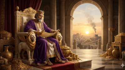 Historia del Rey Salomón Sabiduría, Templo y Caída