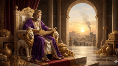 Historia del Rey Salomón Sabiduría, Templo y Caída